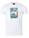 Graphic Print Cotton Short Sleeve T-Shirt White - PAUL SMITH - BALAAN 2