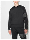 4 Bar Stripe Sweatshirt Dark Grey - THOM BROWNE - BALAAN 4