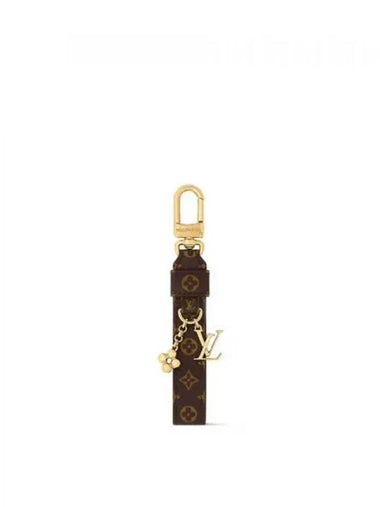 LV Loop Dragonne Key Holder Gold Brown - LOUIS VUITTON - BALAAN 1