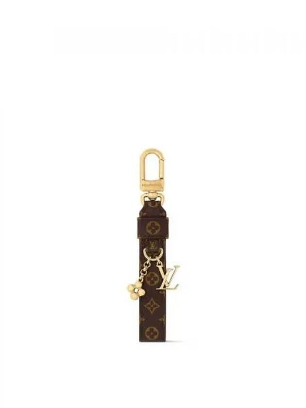 LV Loop Dragonne Key Holder Gold Brown - LOUIS VUITTON - BALAAN 1