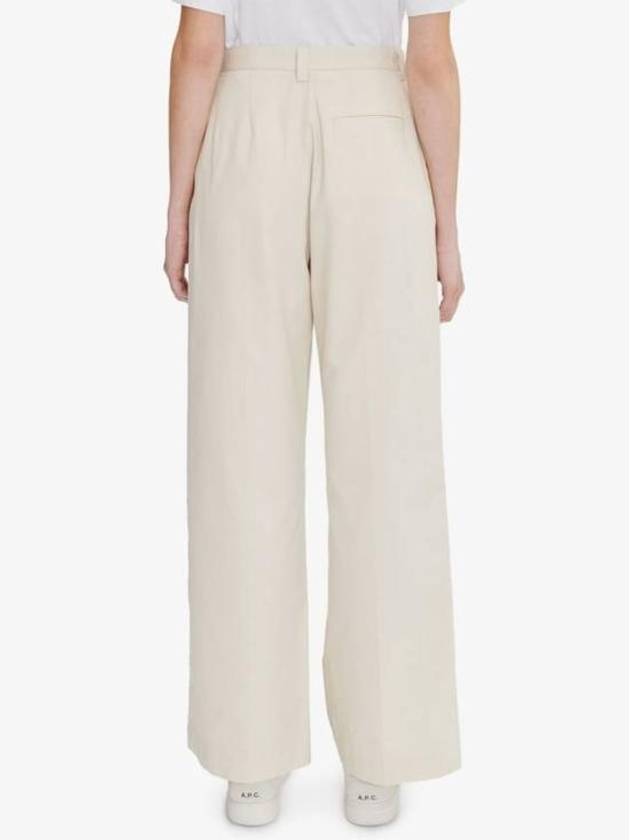 Tressie Trousers Slacks Ecru - A.P.C. - BALAAN 4