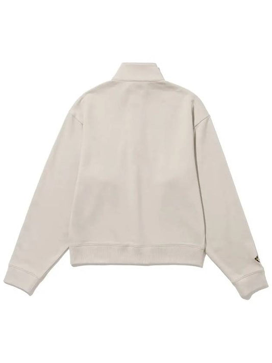 2ENIDUG High Neck Hidden Snap Sweatshirt IVORY - 20THHOLE - BALAAN 2