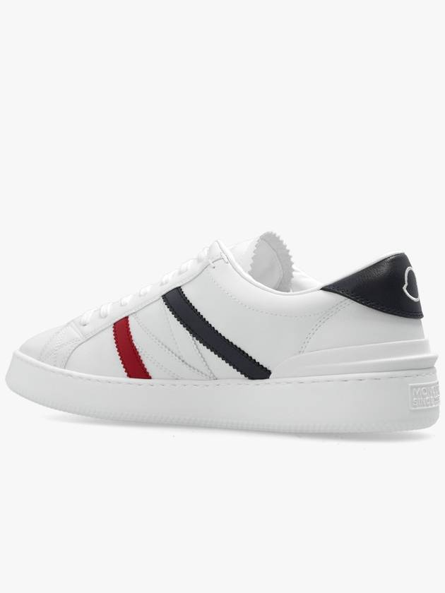 Men's Monaco Trainer Low Top Sneakers White - MONCLER - BALAAN 6