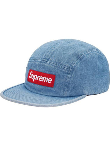 side zip camp cap denim SIDE ZIP CAMP CAP - SUPREME - BALAAN 1