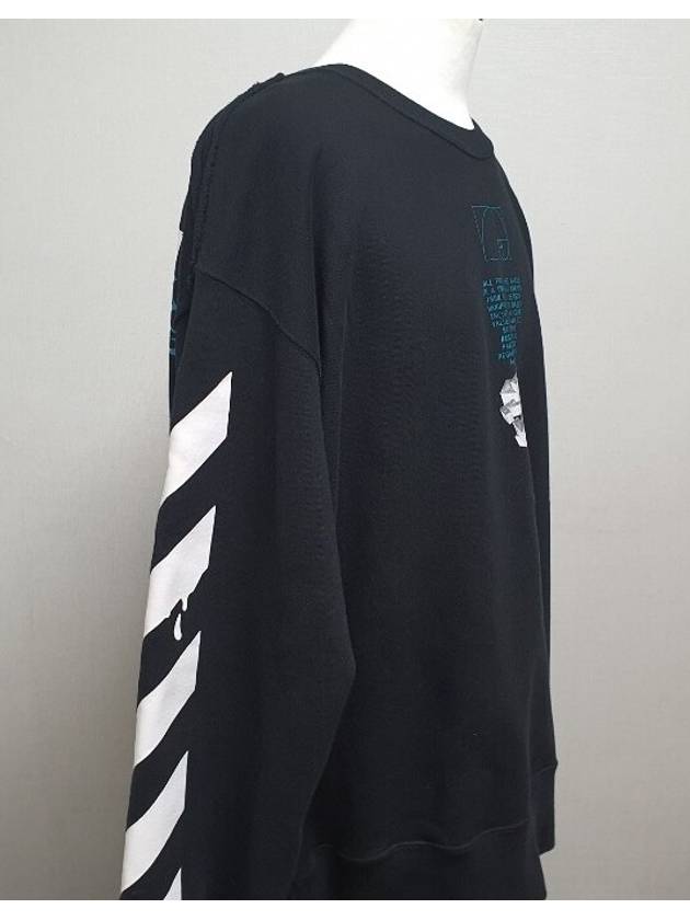 Dripping Arrow Sweatshirt XL - OFF WHITE - BALAAN 6