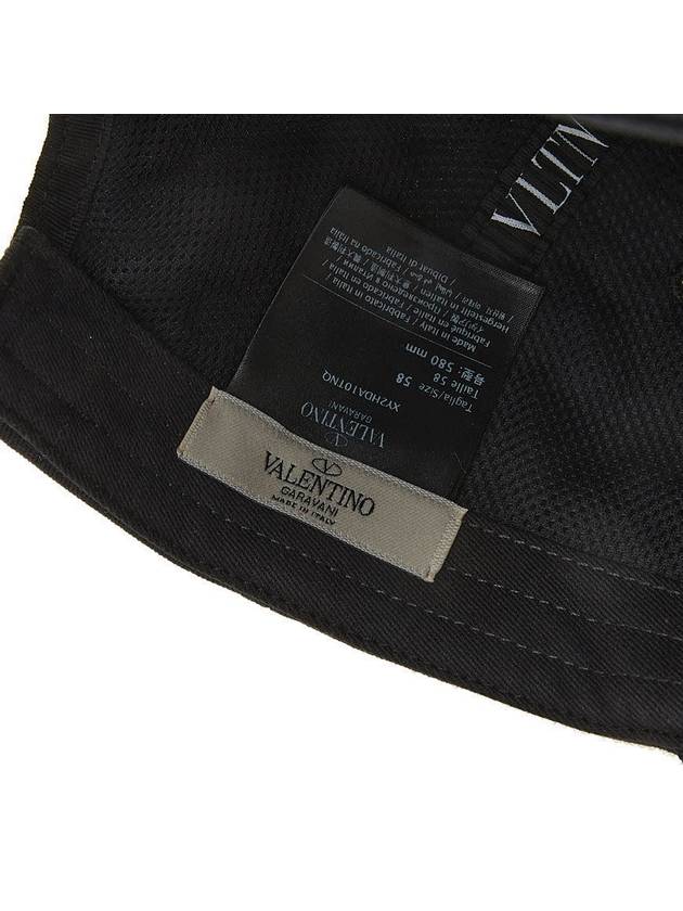 Logo Cap Black - VALENTINO - BALAAN 11