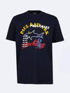 Paul Shark graphic round tee PAUL SHARK 22411002 - PAUL & SHARK - BALAAN 1