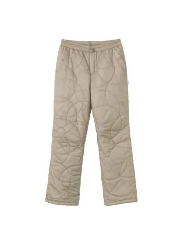 Primaloft quilted pants dark beige - SCULPTOR - BALAAN 1