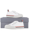 Canvas College Low Top Sneakers White - THOM BROWNE - BALAAN 11