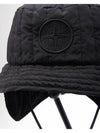 Nylon Metal Econyl Regenerated Nylon Bucket Hat Black - STONE ISLAND - BALAAN 3