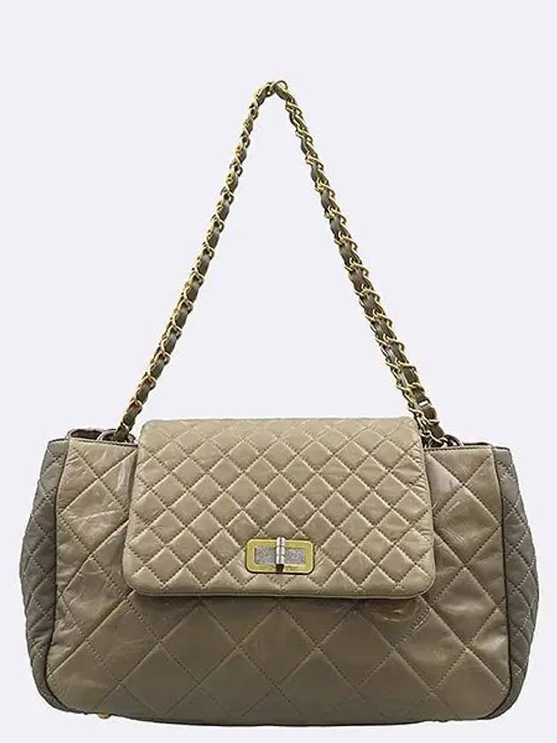 gray shoulder bag - CHANEL - BALAAN 1