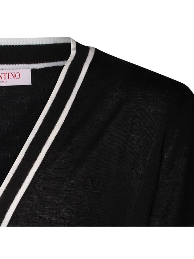 Valentino Garavani Black Wool Knitwear - VALENTINO - BALAAN 3