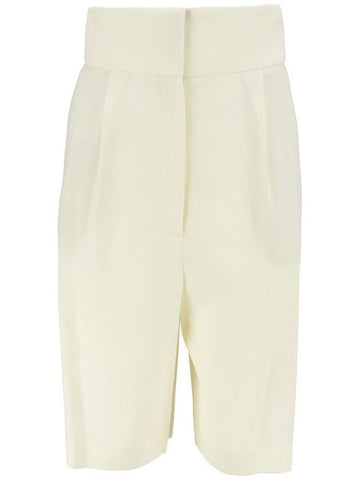 Wool Twill Shorts - FABIANA FILIPPI - BALAAN 1