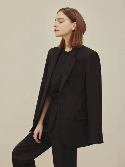 Women's Renee Basic Blazer Jacket Black - ARIFF - BALAAN 2