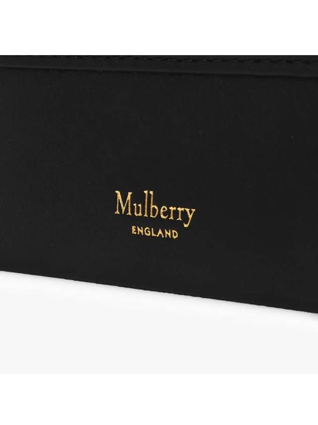 Micro Classic Grain Tree Slip Card Wallet Black - MULBERRY - BALAAN 4