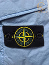 Used luxury goods Lewis It L Pastel blue wappen crinkle wraps hooded padded jumper - STONE ISLAND - BALAAN 4