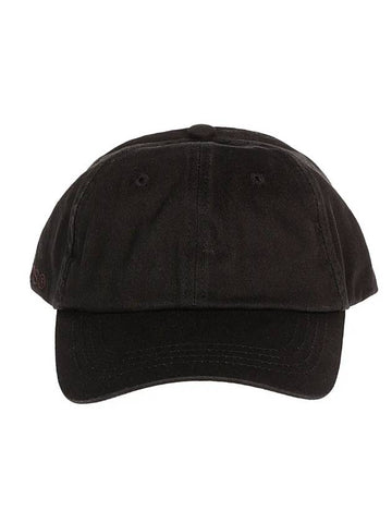 Embroidered Logo Ball Cap Black - ACNE STUDIOS - BALAAN 1