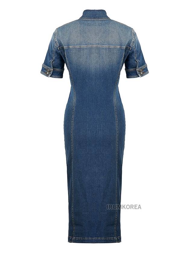 Button Denim Midi Dress Medio Vintage - MAX MARA - BALAAN 4