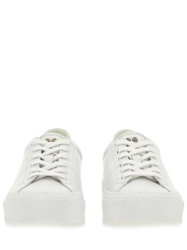 City Sports Leather Low Top Sneakers White - GIVENCHY - BALAAN 5