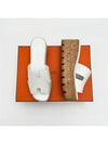 Eze 30 Calfskin Sandals White - HERMES - BALAAN 2