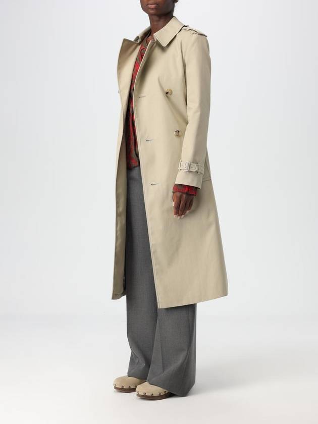 Cotton Blend Trench Coat Ivory - BURBERRY - BALAAN 5