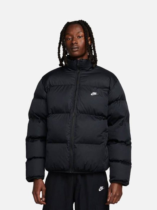 Sportswear Club Puffer Padded Jacket Black - NIKE - BALAAN 2