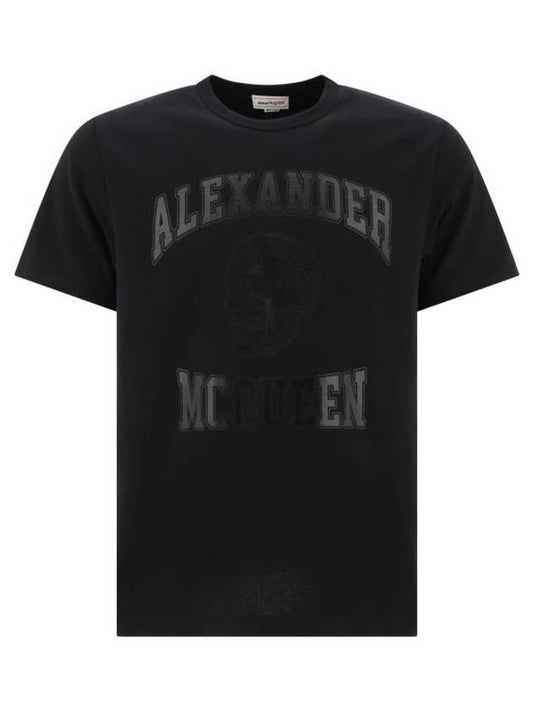 short sleeve t-shirt 759442QTAAW0548 Black - ALEXANDER MCQUEEN - BALAAN 1
