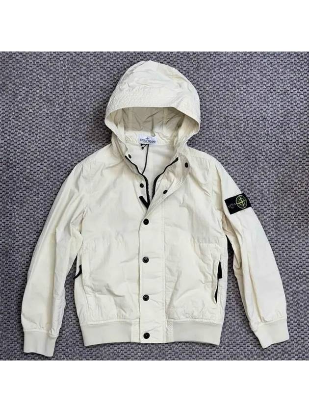 Stone Junior 12 14 Hooded Jacket Yellow - STONE ISLAND - BALAAN 2