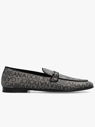 logo print loafers gray - DOLCE&GABBANA - BALAAN 2