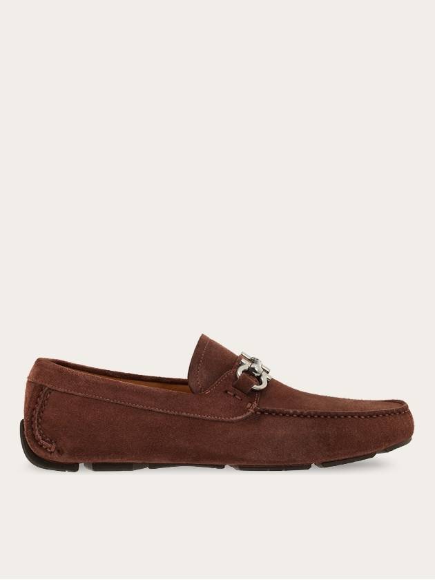 Gancini Ornament Driving Shoes Brown - SALVATORE FERRAGAMO - BALAAN 3