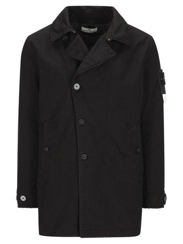 David TC Padding Jacket Black - STONE ISLAND - BALAAN 1