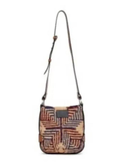 Bayia Mini Raffia Bucket Bag Navy Red - ISABEL MARANT - BALAAN 2