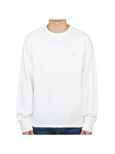 Metropolis Rubber Logo Sweatshirt White - CP COMPANY - BALAAN 1