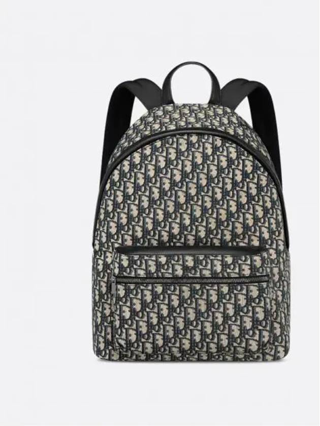 Oblique Rider Backpack Black Beige - DIOR - BALAAN 2