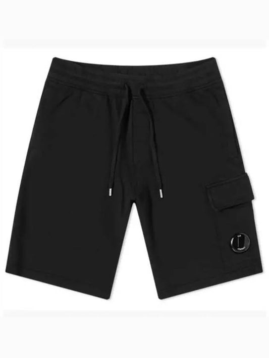 Lens Banding Cargo Shorts Black - CP COMPANY - BALAAN 2