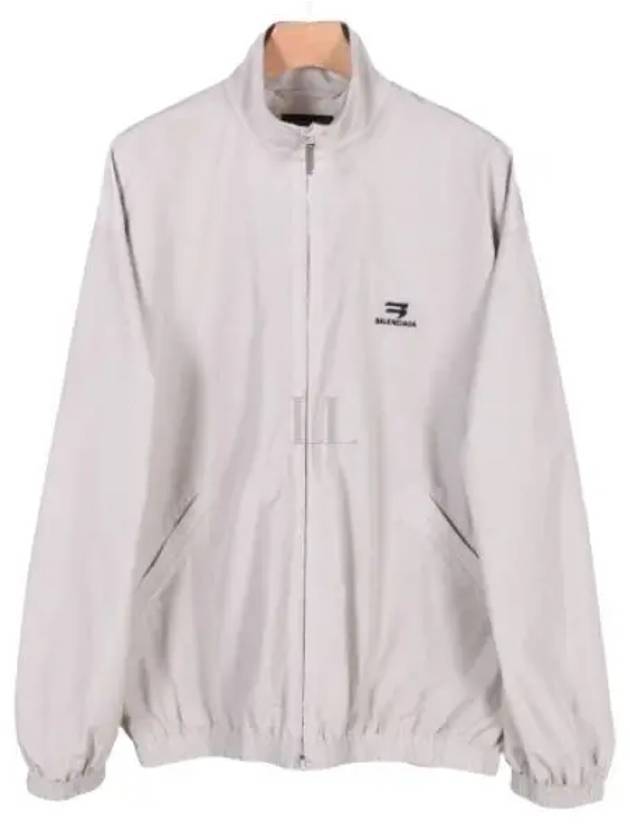 Logo Technical Track Jacket Beige - BALENCIAGA - BALAAN 2