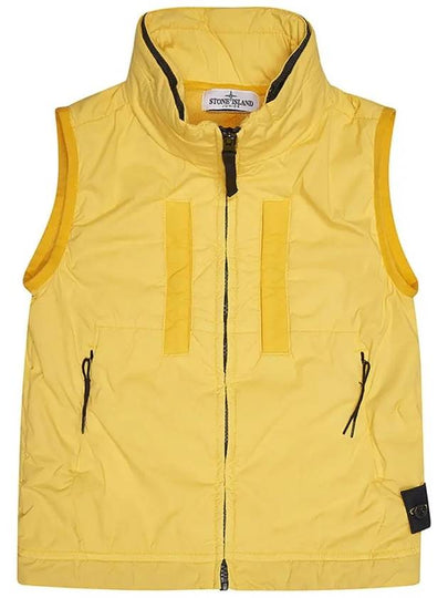 Kids Padded Gilet Jacket Yellow 7616G0132 V0030 - STONE ISLAND - BALAAN 2