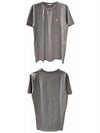 Chillax Fox Patch Classic Short Sleeve T-Shirt Grey Melange - MAISON KITSUNE - BALAAN 5