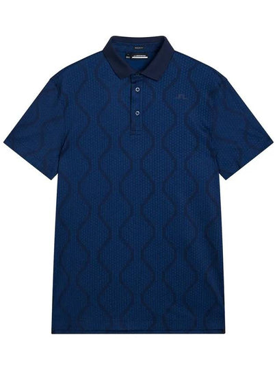 Golf Mat Jacquard Regular Fit Polo GMJT07756 6855 Men's Matt Jacquard Regular Fit Polo - J.LINDEBERG - BALAAN 2