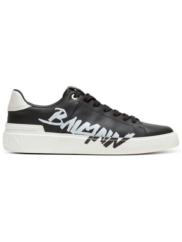 23 fw leather BCOURT sneakers WITH logo print BM1VI288LBAL EAB B0230475568 - BALMAIN - BALAAN 2