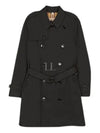 Men's Felsi Heritage Mid Trench Coat Black - BURBERRY - BALAAN 2