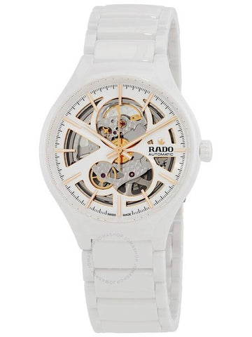 Rado True Round Automatic White Dial Unisex Watch R27106922 - RADO - BALAAN 1