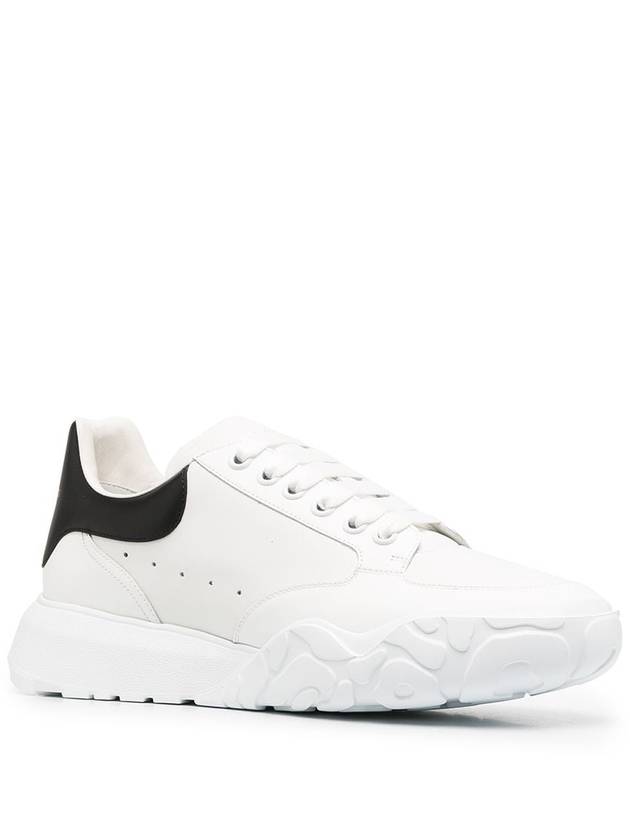 Court Trainer Low Sneakers White Black - ALEXANDER MCQUEEN - BALAAN 3