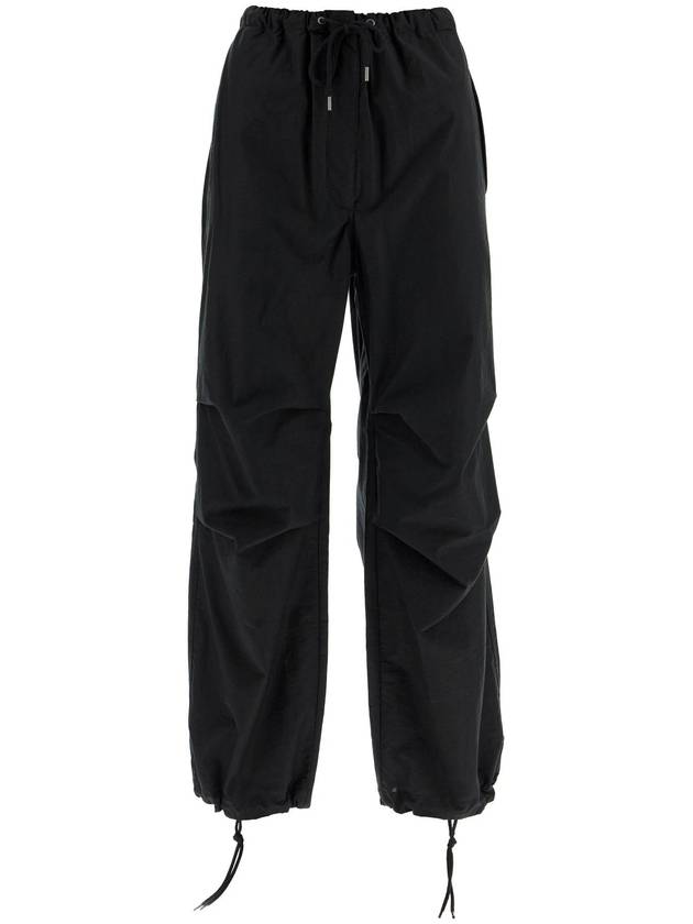 Relaxed Fit Straight Pants Black - ACNE STUDIOS - BALAAN 2