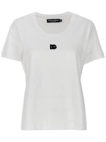 logo embroidery t-shirt F8U71ZFUEEY - DOLCE&GABBANA - BALAAN 2