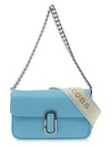 J Marc Logo Chain Shoulder Bag Blue - MARC JACOBS - BALAAN 2