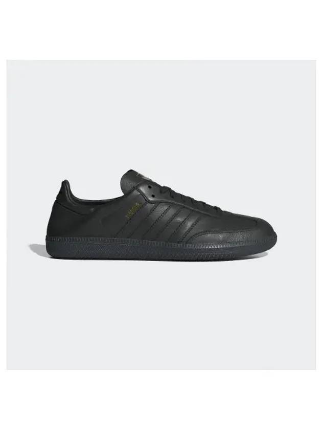 Samba Decon Leather Low Top Sneakers Core Black - ADIDAS - BALAAN 2