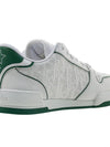 One Oblique Perforated Calfskin Low Top Sneakers White Green - DIOR - BALAAN 11