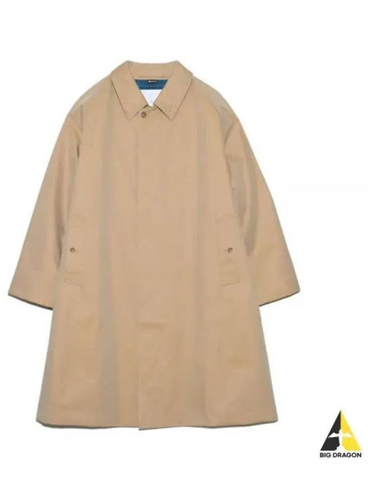 GORE TEX Balmacaan Coat Beige SUBF263 BE - NANAMICA - BALAAN 1