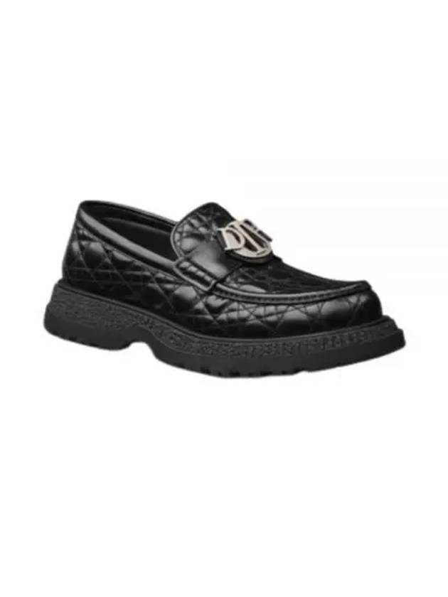 Buffalo Leather Loafers Black - DIOR - BALAAN 2